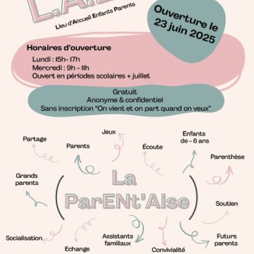 Ouverture Lieu d'Accueil Enfants Parents (LAEP)